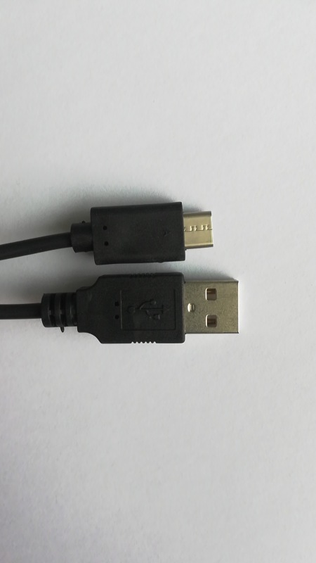 黑色TPE材质 TYPE-C数据线 1m